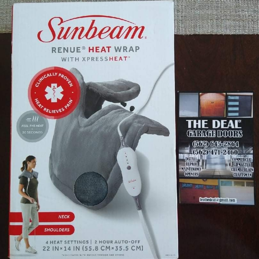 Massage heating pad